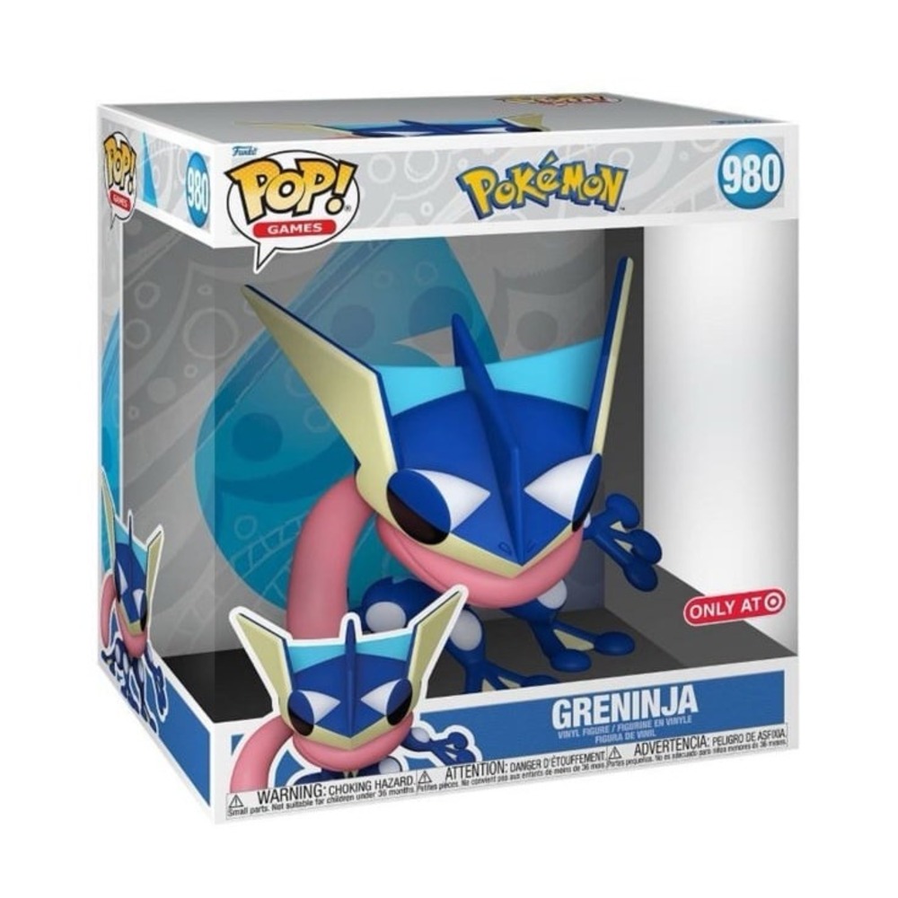 Funko Pop! Games: 10" Pokémon Jumbo Greninja Exclusive Figure #980